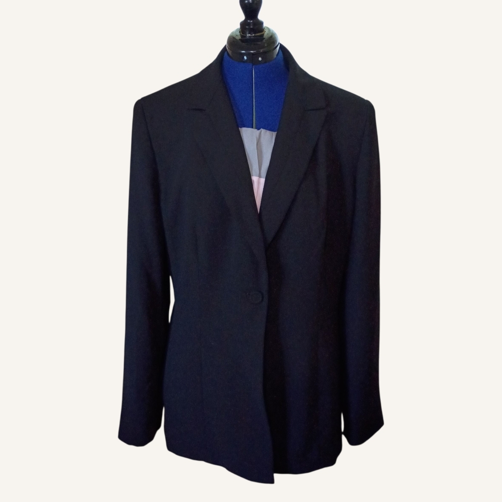 Jones New York Elegant Black Blazer Size 14